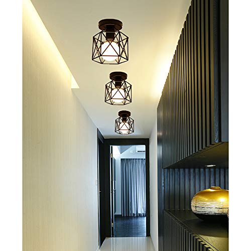 E27 Plafoniere illuminazione a soffitto, paralume