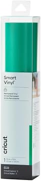 Cricut Smart Permanent Vinyl 13in x 12ft, Grass for Explore and Maker 3 - Matless Cutting for Long cuts up to 12ft