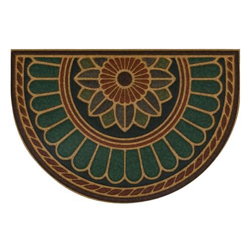 Mohawk Home Swirl Style Casual Ornamental Rust 2' X 3' All Weather Outdoor Door Mat Perfect for...