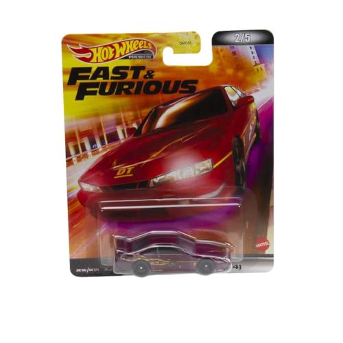 Hot Wheels Fast and Furious - Modelo de coche a presión para Nissan 240SX S14 – escala 1/64, longitud 8 cm, HCP27