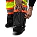 JORESTECH Hi-Visibility Waterproof Safety Rain Pants with Reflective Stripes, ANSI/ISEA 107-2020 Compliant Yellow-Black