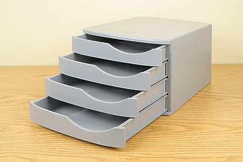 Miniatura 2 de Djois Cassettiera Re-Solution Jalema - 30x37.5x21.6 Cm - Grigio - 2686374307