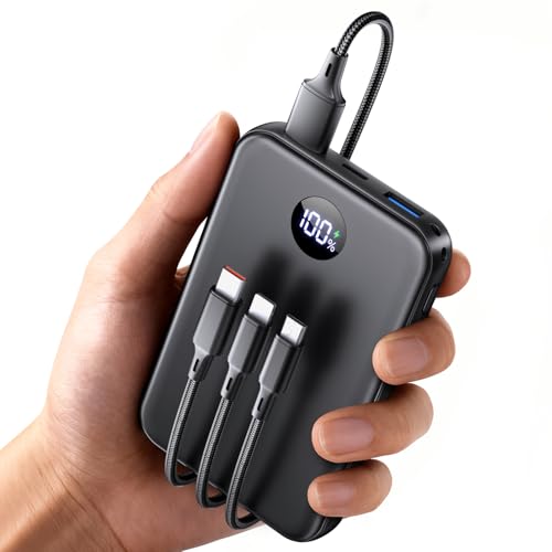 Power Bank Fast Charging 27000mAh Portable Charger(USB-C Input & Output) PD 3.0 QC 3.0 External Mobile Phone Battery with LED Display Compatible with iPhone 17 16 15 14 13 12 Pro Max and More