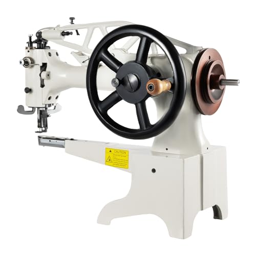 Leather Sewing Machine,Cobbler Manual Industrial Sewing Machine,Leather Stitch Hand Crank Patcher Sewing Equipment for DIY Rubber Plastic & Canvas