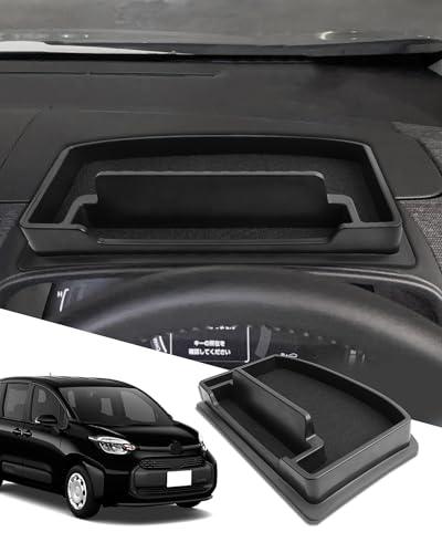 SXCY 新型 トヨタ シエンタ 10系 専用 ダッシュボードトレイ アッパーボード トレイ sienta 収納ボックス コンソールボックストレイ 滑り止め マット付き 10系シエンタアクセサリー 内装パーツ 小物入れ 装着簡単 収納トレイ