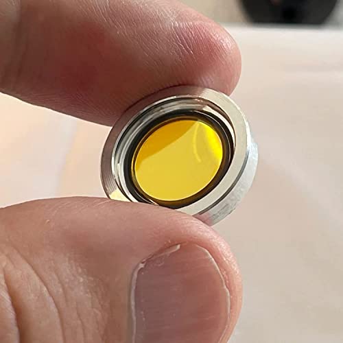 Image of American Photonics ZnSe Focus Lens 18mm Dia for C02 Laser 10.6um. Direct Replacement for Any 18mm Lens (38.1mm(1.5 inch))