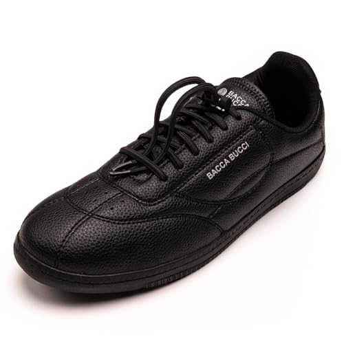 Image of Bacca Bucci Men Essence Low-Top Sneaker with Ortholite Insole & Elastic Laces