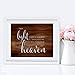 Andaz Press Wedding Party Signs, Rustic Wood Print, 8.5x11-inch, This Light Burns to Honor Those Who are Watching Today from Heaven Memorial Candle Table Sign, 1-Pack, Unframed