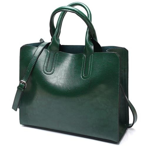 Sac à main grand en cuir PU pour femme avec bandoulière et portefeuille assorti