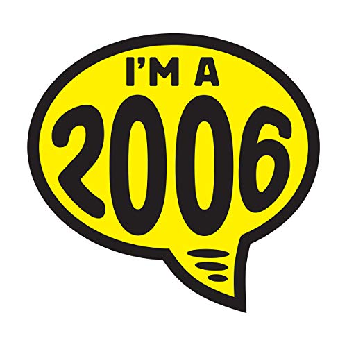 Image of Ez-line Vinyl Year Slogan Bubbles for Car Lots 1 Dozen Windshield Decal Stickers Dealership Numbers (2006)