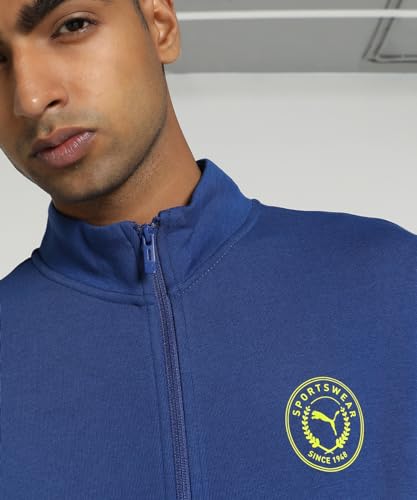 Image of Puma Men's Cotton High Neck Standard Length Jacket
