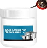 Pasta sgrassante forte per la rimozione di residui di pentole bruciate, detergente per padelle bruciate, pasta sgrassante ad alta resistenza per tutte le pentole