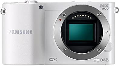 Samsung NX1100 21 MP EVIL Camera 3-Inch Display Optical Stabilizer Full HD Video White Samsung NX1100 21 MP EVIL Camera 3-Inch Display Optical Stabilizer Full HD Video White