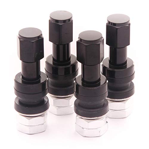 Valves de roues aluminium noires un design épuré pour vos jantes