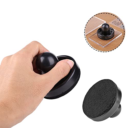 TEEWAL Stamping Tool, Rubber Stamp Pressure Tool, Stamping Block Pressing Tool, Stamping Tools for Card Making, Stamp Press Tool for DIY