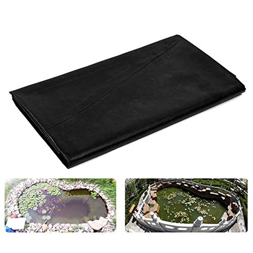Revêtement de bassin à poissons noir et membrane étanche pour piscine de jardin