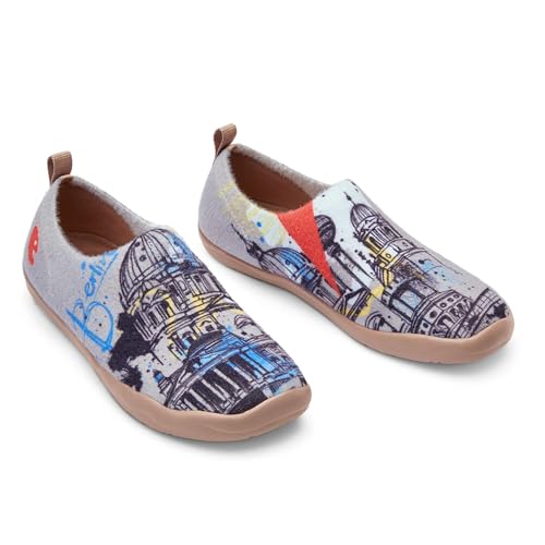 Image of UIN Women's Art Travel Shoes Slip On Casual Cozy Loafers Lightweight Comfort Fashion Sneaker Toledo Ⅰ