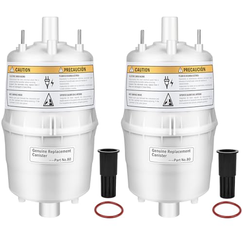 Image of 80 Steam Canister Substitute for Aprilaire 800 Replacement Canister(OEM), 80 Canister for Aprilaire Humidifiers 800 801 865 866, Steam Canister Part No. 80 Replace for Aprilaire 800 Canister 2 Pack