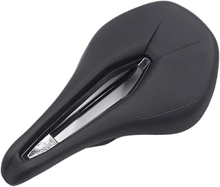 SHGUOMSC Sillín cómodo for Ciclismo de Carretera, for Hombre y Mujer, for montaña, 143 mm, Color Negro, Rojo y Verde.(Comp)