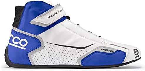 SPARCO (スパルコ) レーシングシューズ FORMULA RB-8 カラーWHITE/BLUE 00123638BIAZ サイ