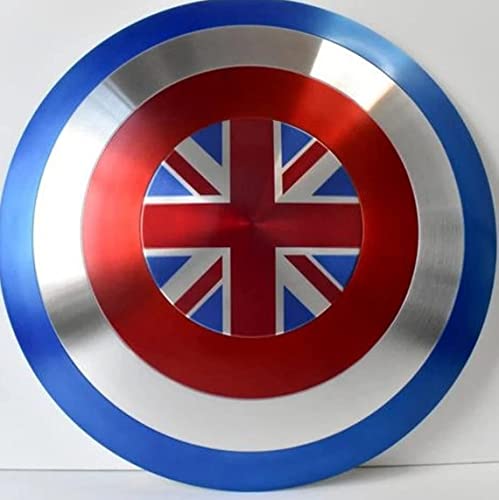 Captain Carter Shield - Metal Prop Replica - Screen Accurate Marvel Metal Shield Original Battle Ground Shield Heavy Mild-Steel 1:1 Scale Full Size Handmade Captain America Adult Shield 24 inch Life Size Captain America Real Shield