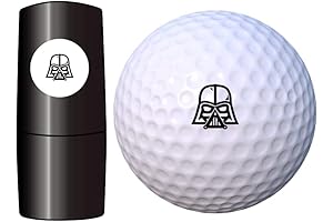 Cool Geek Golf Ball Marker - Display Vader Edition In Black