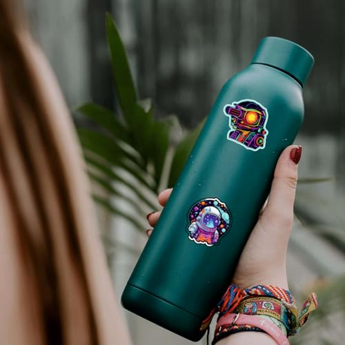 Image of Zesta Aesthetic Stickers for Laptop /Waterproof Anime Decal for Books /Vinyl Sticker for Fridge /Easy to Use Korean Car Sticker Kawaii Cute Stickers (Astronaut)-Self-Adhesive