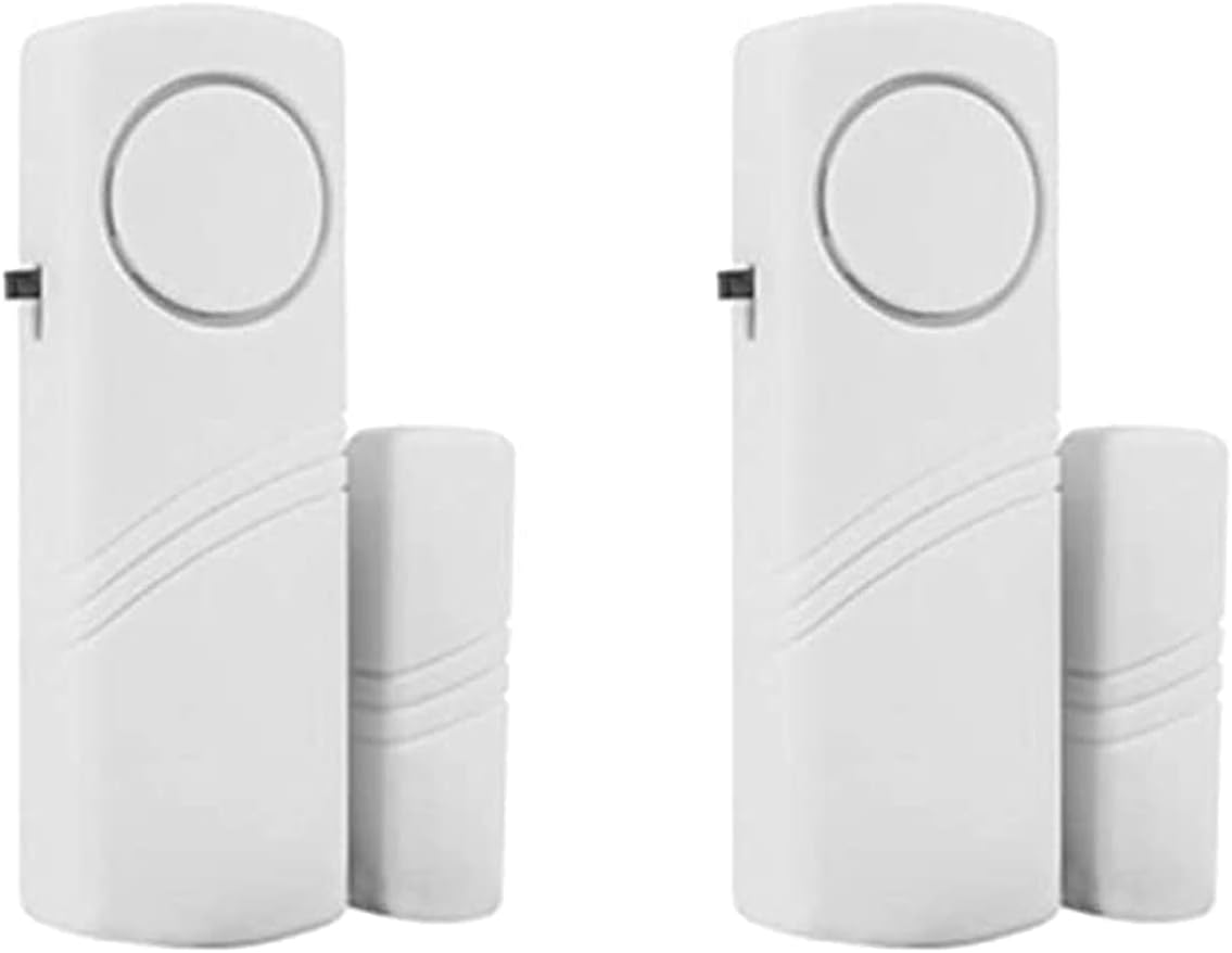 2 Pack Window Alarm Door Alarm for Residence Safety System, Pool Door Alarm for Children Security Toddler Door Open Alarm Sensor