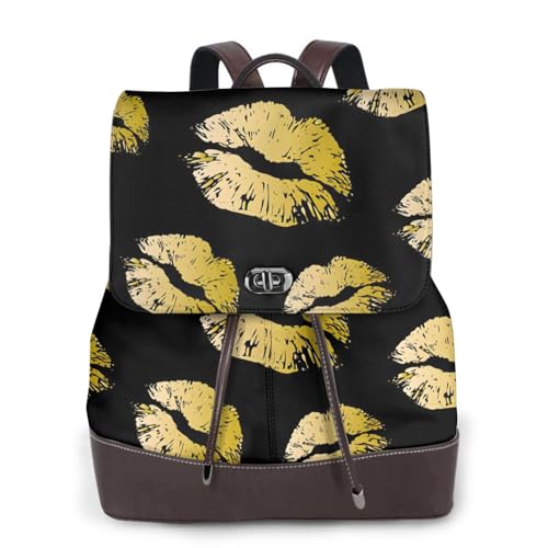 Sac à dos en cuir pour ordinateur portable femme EdWal contre la fatigue du transport