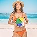 VoizVony 12'' Beach Balls for Kids - 12 Pack Beach Ball Bulk Inflatable Pool Beach Balls Bulk Toys for Kids & Toddlers