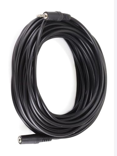 Cable de extensión de audio 3.5 mm macho/hembra 50 pies miniatura 4