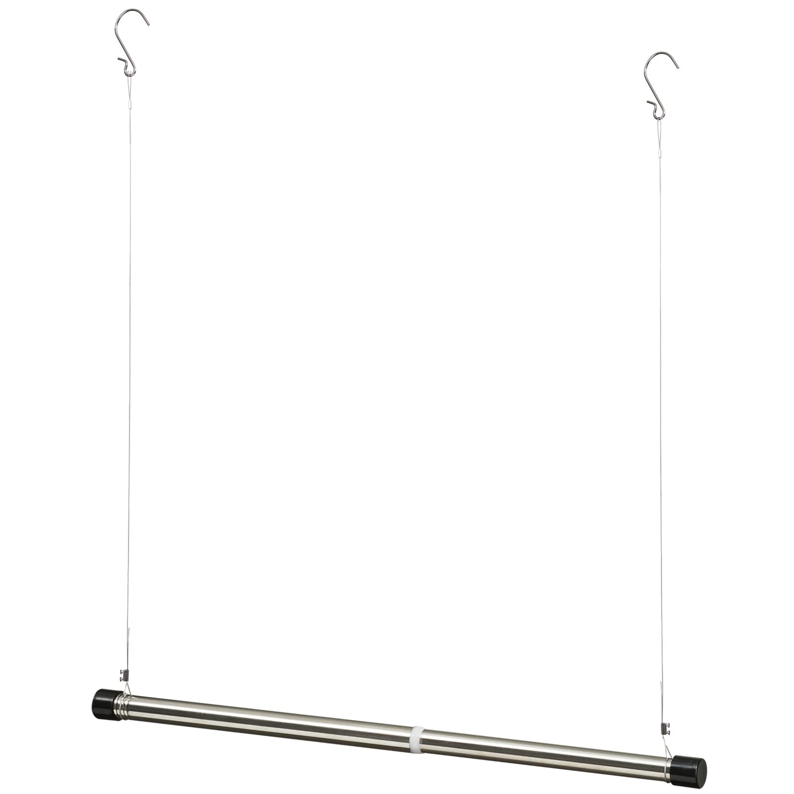Amazon.com: Hanging Closet Rod, 15-25 Inches Adjustable Heavy Duty Closet  Bar Hanging Clothes Space Saving Closet Rod Extender Hanging, Stainless  Steel : Home & Kitchen