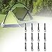 CAQYPVH Tent Pole Repair Components for 8.5mm/0.33 Inch, Aluminum End Plugs Suitable for Camping, 12 Pack