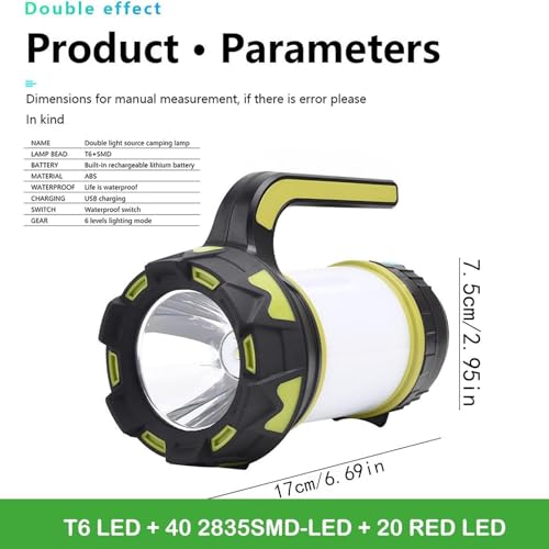Lampe de poche d'extérieur rechargeable pour sécuriser vos sorties de survie - 5