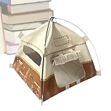 Minitent | Miniatur Campingzelt im Maßstab 1:12 | Zubehör für Puppen | Für Jungen und Mädchen, Fantasy-Spiel, Haus, Garten, Display