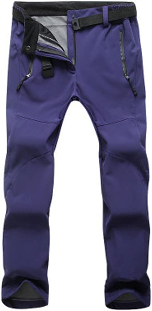 Warm Winter Woman Men Soft Pants Waterproof Outdoor Camping&Hiking Pants Fleece Windproof Skiing Trousers