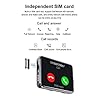 Smart Watch for Men, 4G Smartwatch for Android and iOS 2.88 Inch Touch Screen Android 9.0 OS 4GB+64GB Activity Tracker with Face Unlock Dual Cameras WiFi GPS Detachable Band (Black)