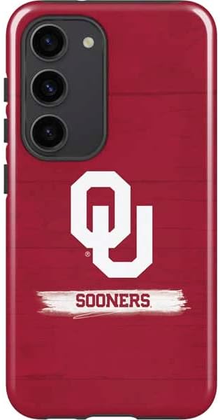 Skinit Pro Phone Case Compatible with Galaxy S23 - Officially Licensed University of Oklahoma Sooners Design
