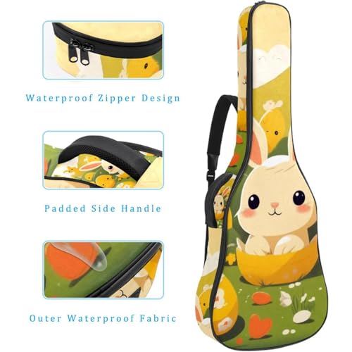 Housse universelle étanche pour guitare acoustique à plusieurs poches