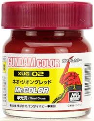 XUG02 Neo Zeong Red Gundam color exclusive colors: GSI Creos paint