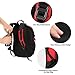Piscifun Insulated Cooler Backpack, Leakproof Lightweight Cooler Bag, Soft Backpack Cooler for Men and Women Bag Cooler for Lunch, Picnic, Fishing, Hiking, Camping,Park, Day Trip Black & Red