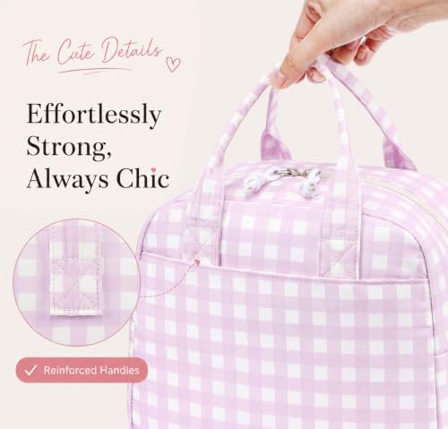 Image of LOVELYWIND Lunch Box for Women Cute Lunch Bags for Women Lunch Tote Bags Reusable Insulated Lunch Box Large Capacity Reusable Insulated Cooler for Work or Travel Gifts or Beach
