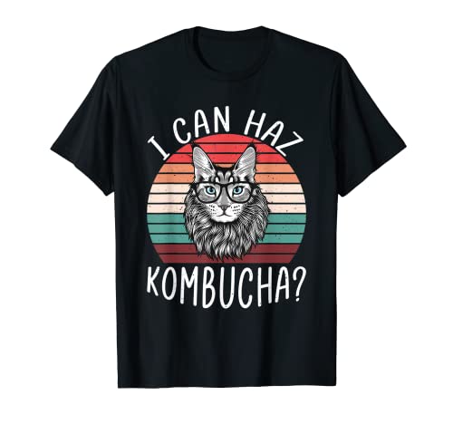 I Can Haz Kombucha Boisson probiotique pour chat T-Shirt