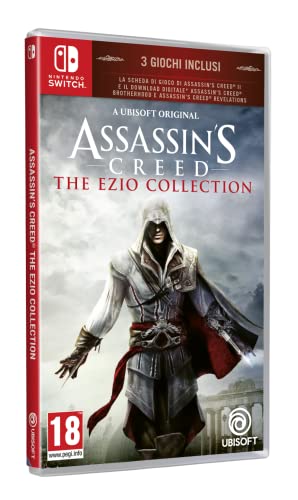 Inlcude 3 giochi completi: Assassin’s Creed II, Assassin’s Creed Revelation e Assassin’s Creed Brotherhood