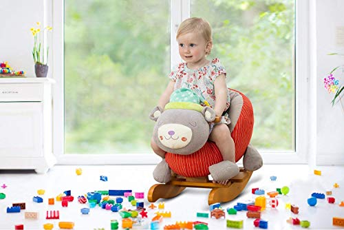 labebe hölzernes Schaukelpferd, für 1 Jahre - 3 Jahre Boys & Girls Kleinkind Spielzeug für 1-3 Jahre alt, Schaukeltier… – Bild 4