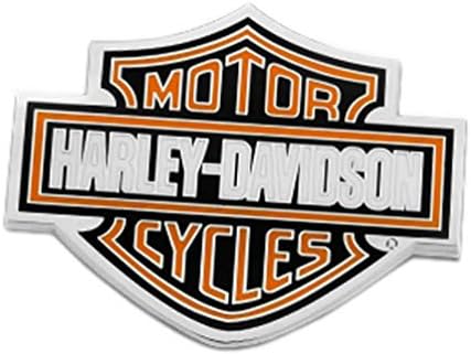 Harley-Davidson 1.75 in. Bar & Shield Logo Pin, Shiny Nickel Finish 8008888, Silver, 1.75"