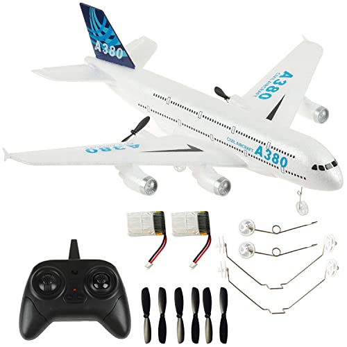 OTTCCTOY RC Plane Remote Control Airplane 2.4Ghz DIY 2 Channels Remote Control Airplane Built in...