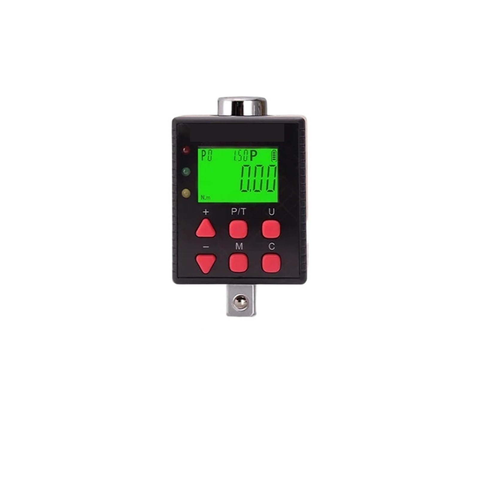 Gqnblvhzupdm Torque2.0-200N.m Digital Torque Meter Speciality High Torque Value Precision Digital Meter 0.1-1500N.m Wrench Including Handle Adapter Test(Torque2.0-200N.m)