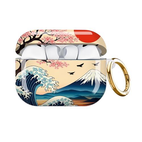 AirPod Pro 3 �P�[�X 2025�ɑΉ��B���킢���ی�n�[�h�J�o�[�A�X�^�C���b�V���ȃf�U�C���̑ϏՌ��P�[�X�AAirPod Pro 3����p�L�[�`�F�[���t���A�E�F�[�u�`�F���[�c���[�}�E���e���B