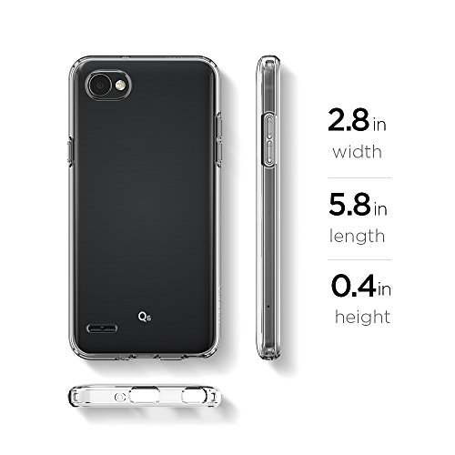 Spigen Cover LG Q6, [Clear Ultra Sottile Silicone